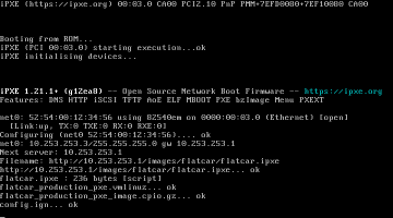 Booting from flatcar.ipxe script